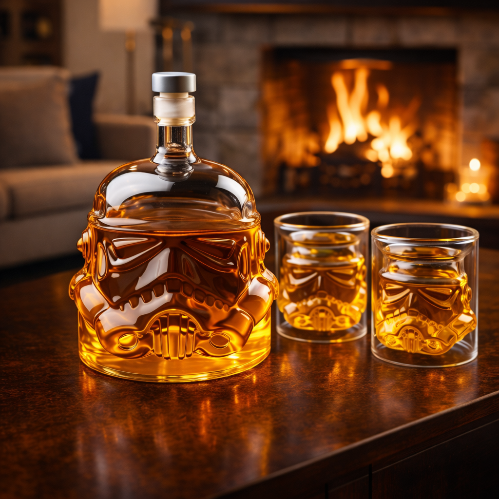 Whisky da Casa - Conjunto de Garrafa e Copos