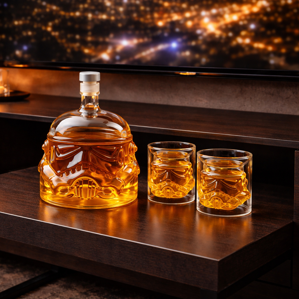 Whisky da Casa - Conjunto de Garrafa e Copos