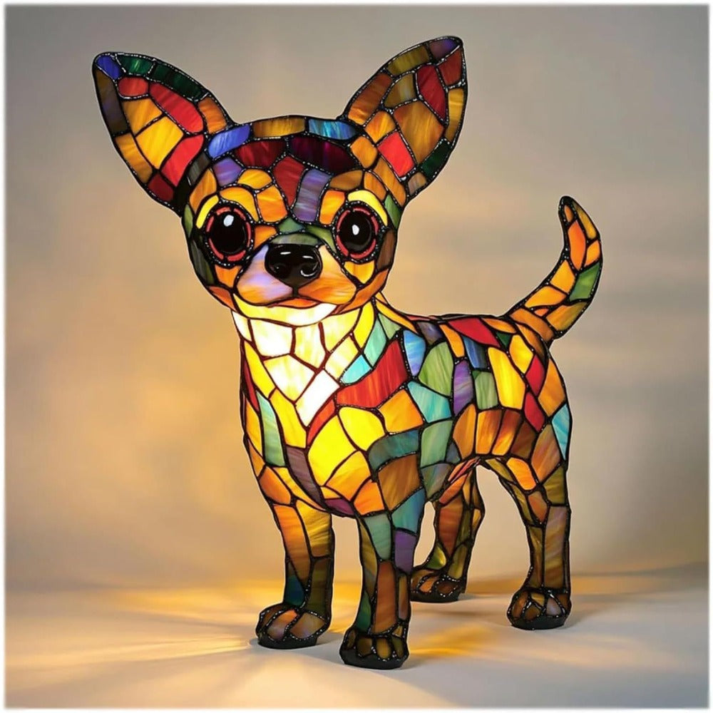 Lampada Decorativa Premium – A vida com um Chihuahua: uma história de amor e amizade