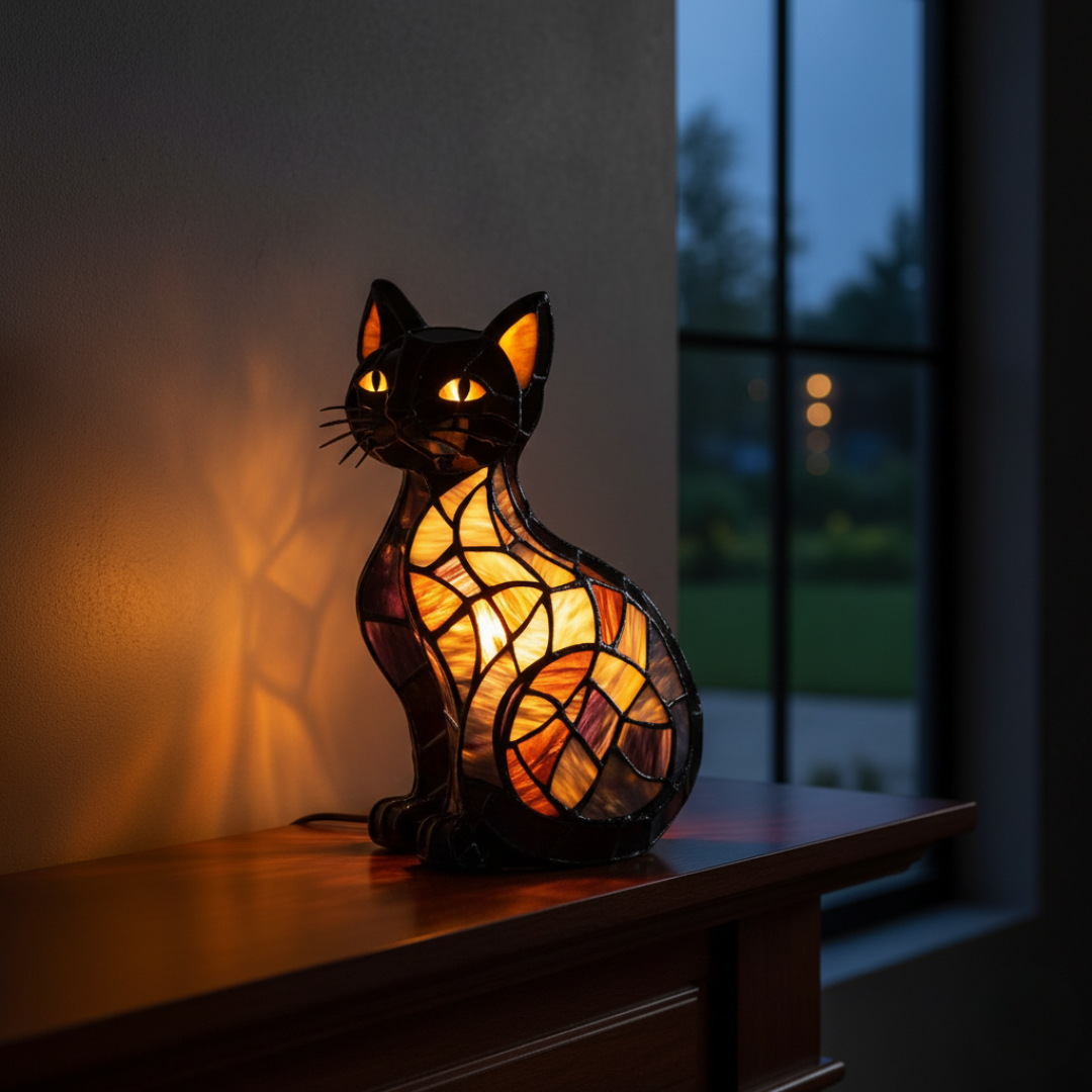 Lampada Decorativa Premium – Bate-papo Brilho da Meia-Noite