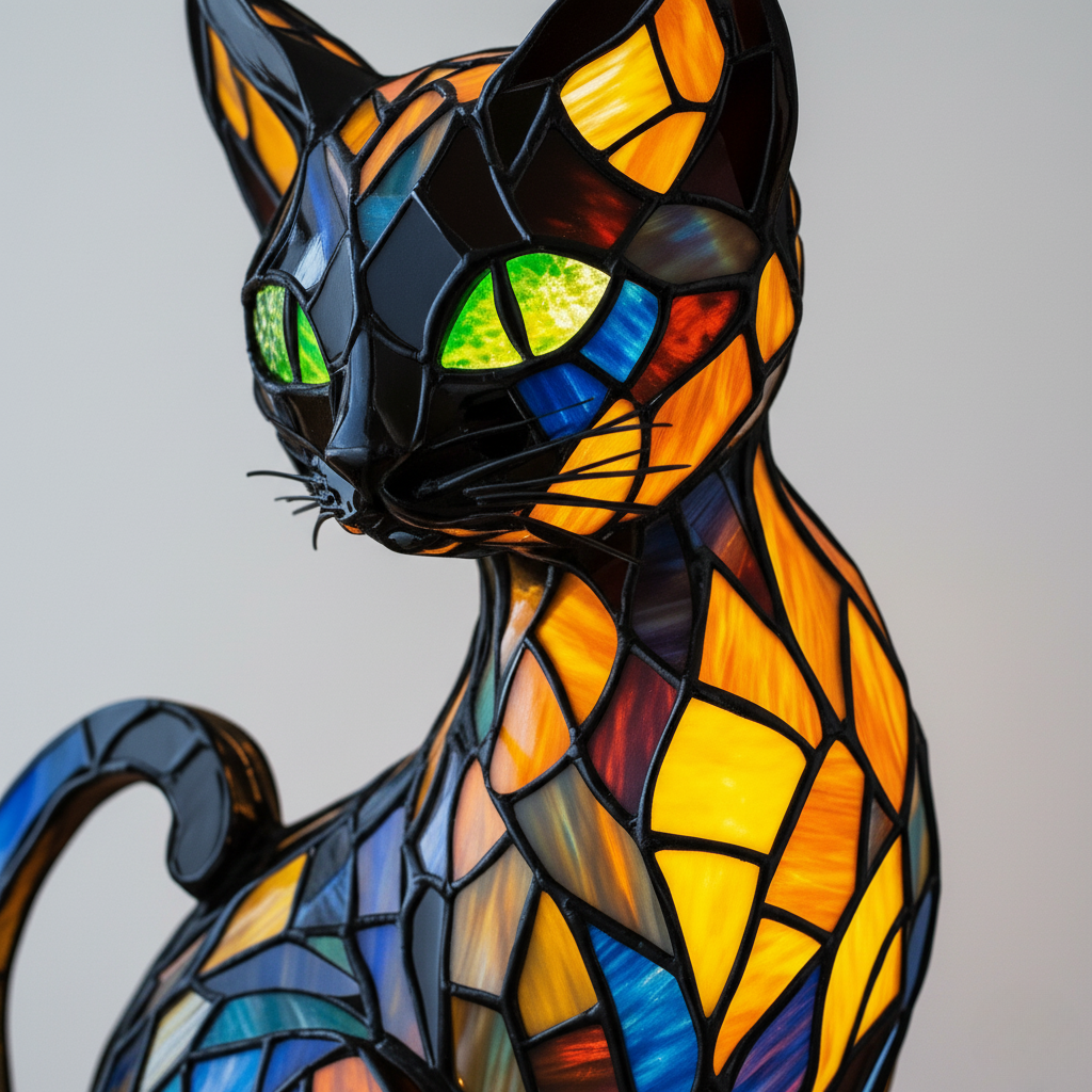 Lampada Decorativa Premium – Gato estiloso