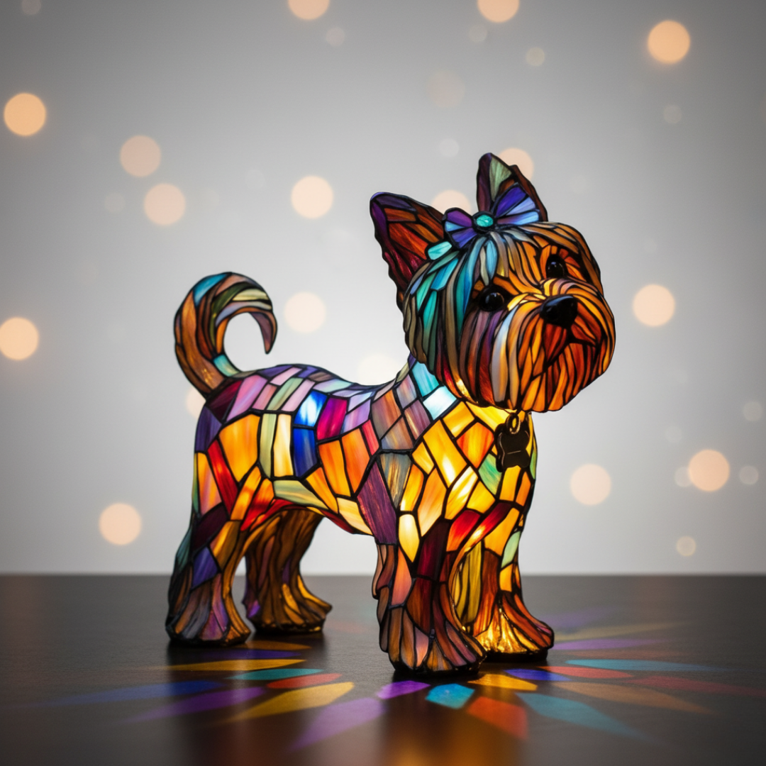 Lampada Decorativa Premium – Crystal Queen, the Corgi of Eternal Glow