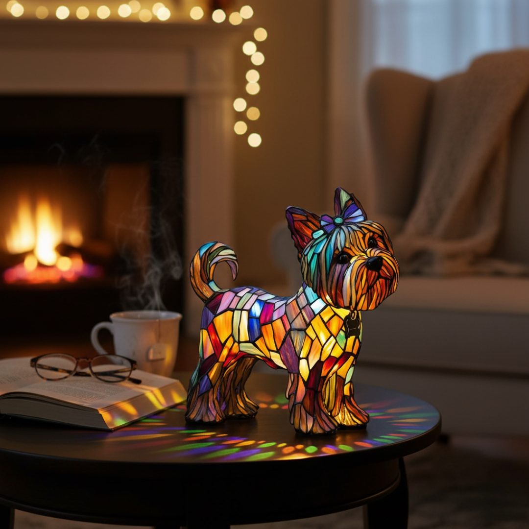 Lampada Decorativa Premium – Crystal Queen, the Corgi of Eternal Glow