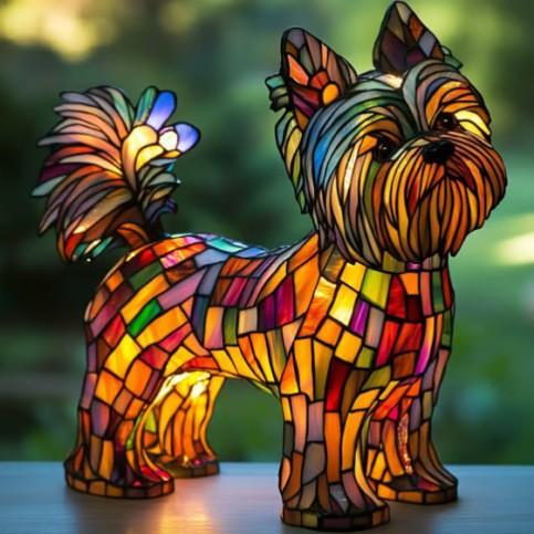 Lampada Decorativa Premium – Luna – Radiant Yorkshire Terrier